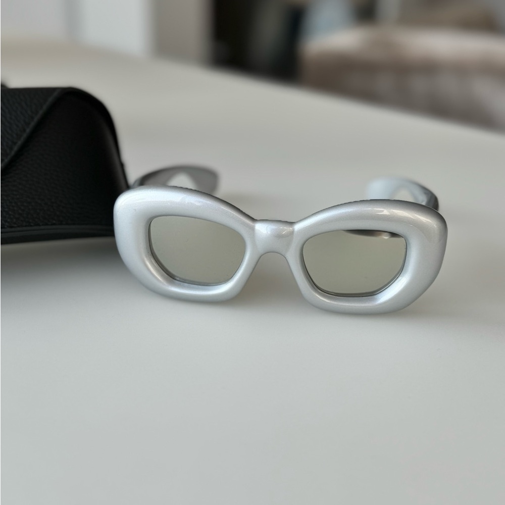 Loewe silver butterfly sunglasses brand new original box